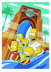 Simpsons Universal Studios